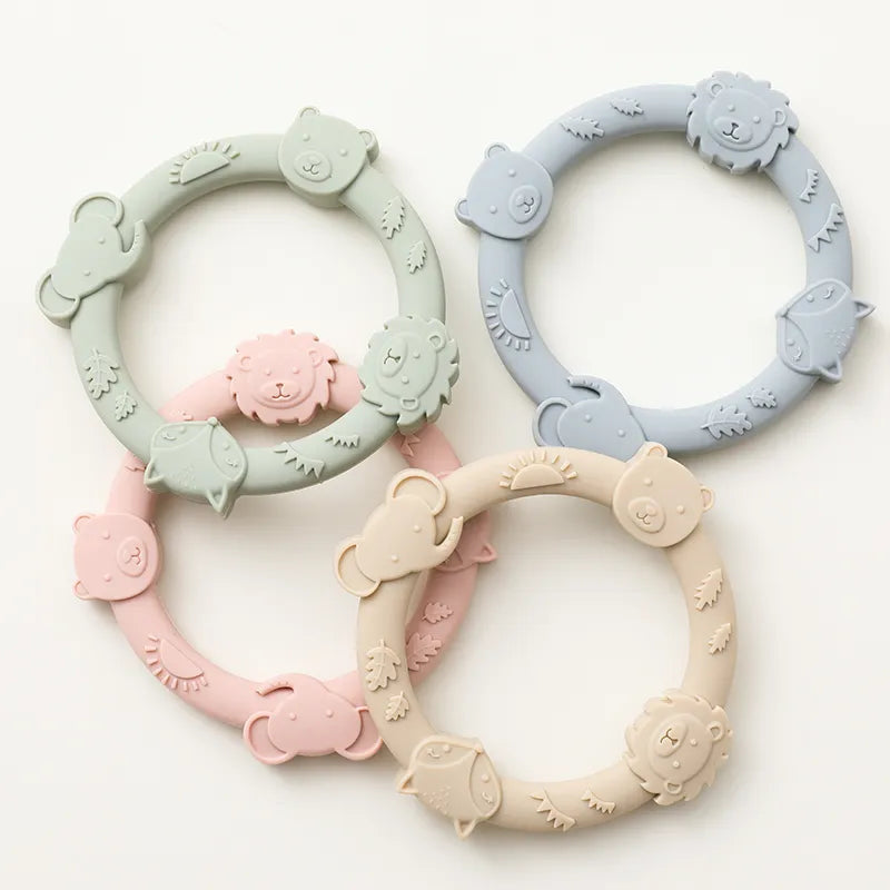 Cute Animal Baby Silicone Teethers