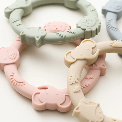 Cute Animal Baby Silicone Teethers