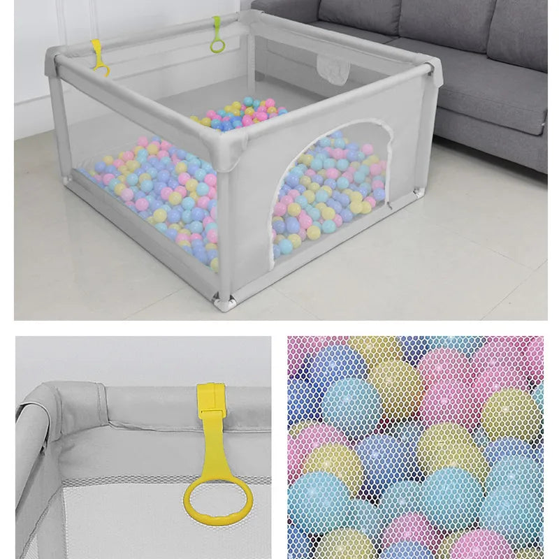 7 Optional Sizes Large Children's Playpen with Foam Protector