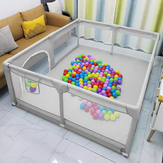 7 Optional Sizes Large Children's Playpen with Foam Protector