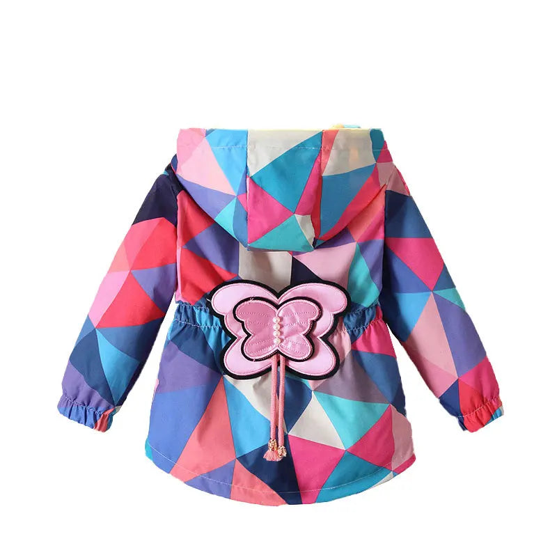 Thin Flower Hooded Jacket