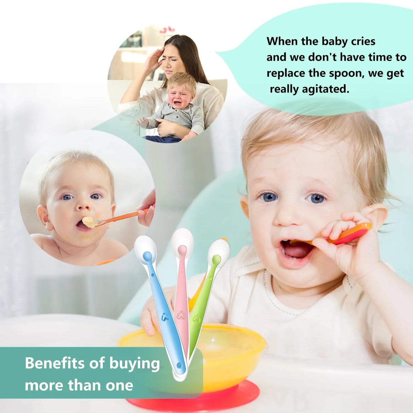 Baby Silicone Soft Spoon