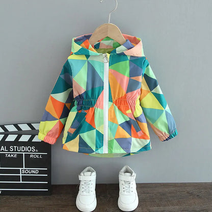 Thin Flower Hooded Jacket