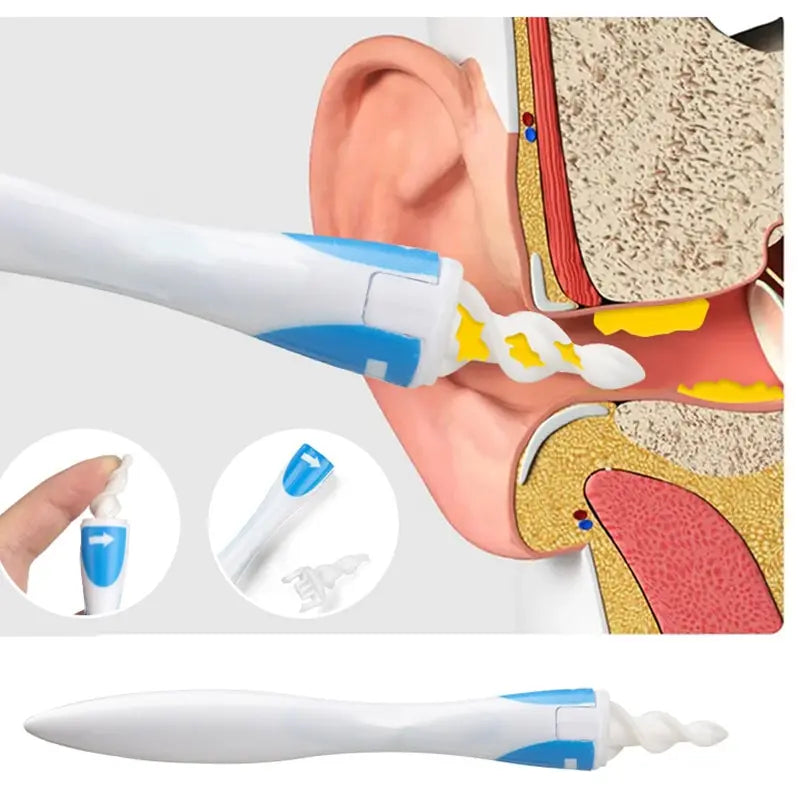 Ear Cleaner With Soft Silicone Ear Wax Remover Tool