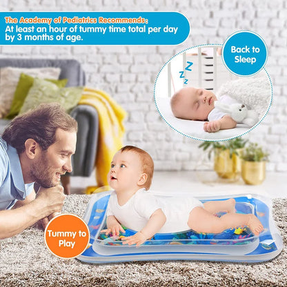 Inflatable PVC Infant Tummy Time Playmat