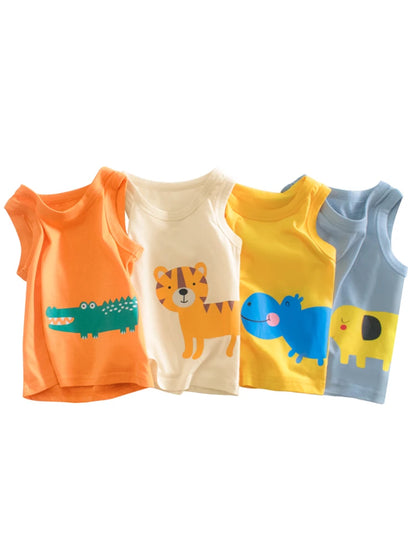 Candy Color Cotton Vest Tops