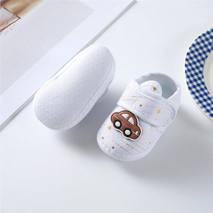 First Walkers Cotton Soft Newborn Baby Shoes