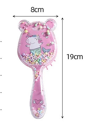 Bear Shape Sequins Air Cushion Massage Comb