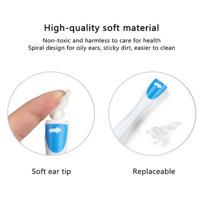 Ear Cleaner With Soft Silicone Ear Wax Remover Tool