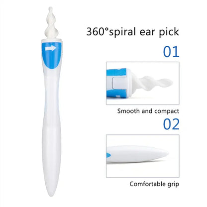 Ear Cleaner With Soft Silicone Ear Wax Remover Tool