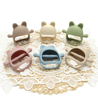 Baby Silicone Teether Gloves Pacifiers