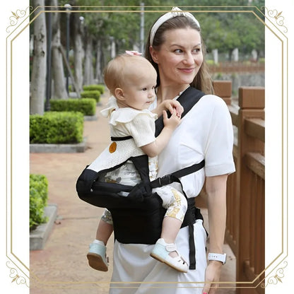 Foldable Baby Carrier Waist Stool with Storage Bag