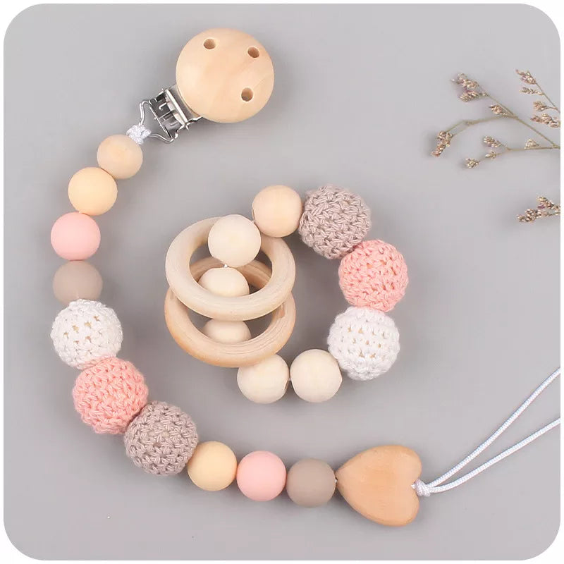 Baby Pacifier Clips Teethers Bracelet