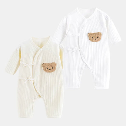 Cotton Solid Soft Infant Jumpsuit