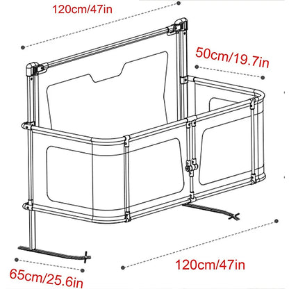 Toddler Baby Bed within Bed Safety Protection