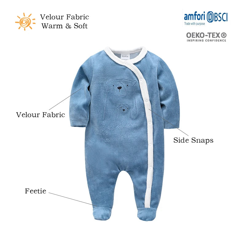 Velvet Soft Infant Jumpsuit