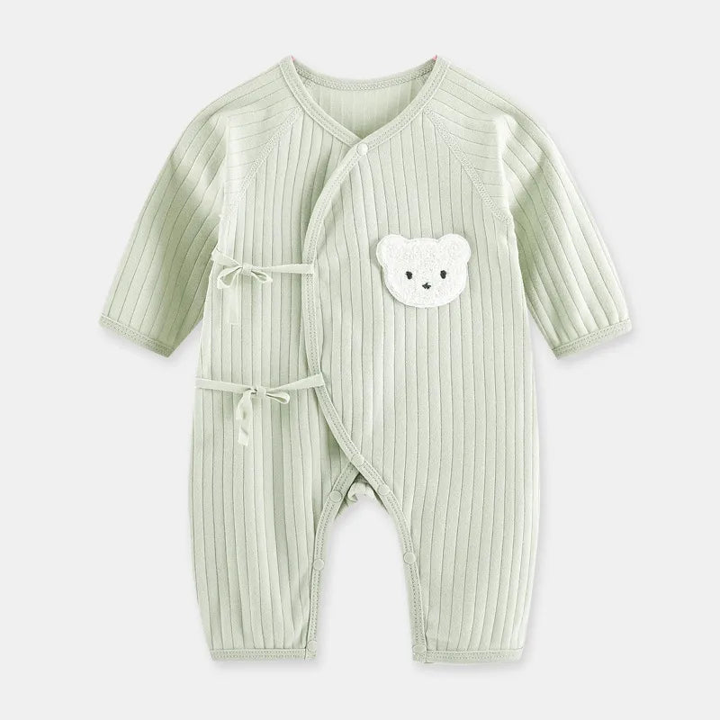 Cotton Solid Soft Infant Jumpsuit