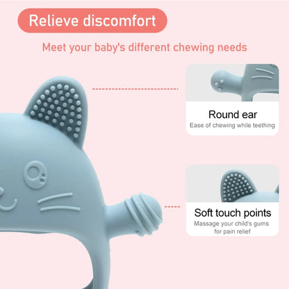 Baby Silicone Teether Gloves Pacifiers