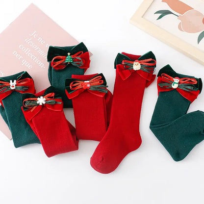 Elastic Bow Princess Socks