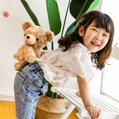 Cartoon Bear Shoulder Bag for Baby Girls