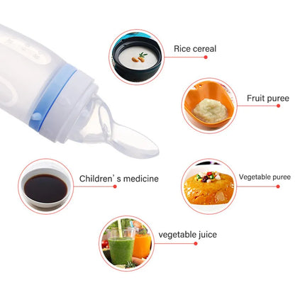 Dolphin Silicone Rice Cereal Baby Feeding Bottle