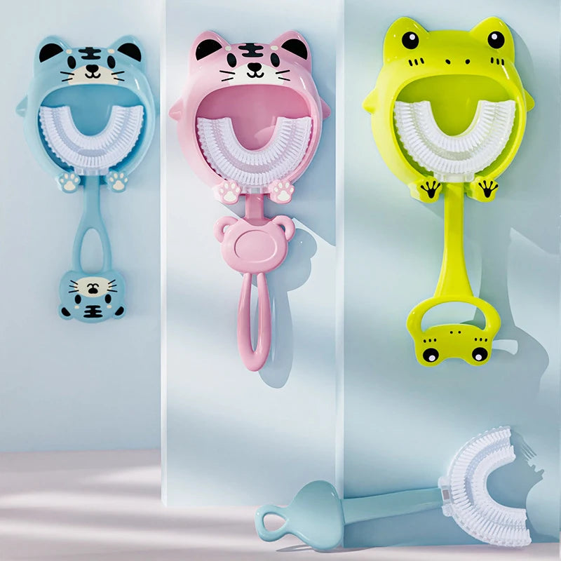 U Shape Cartoon Toothbrush