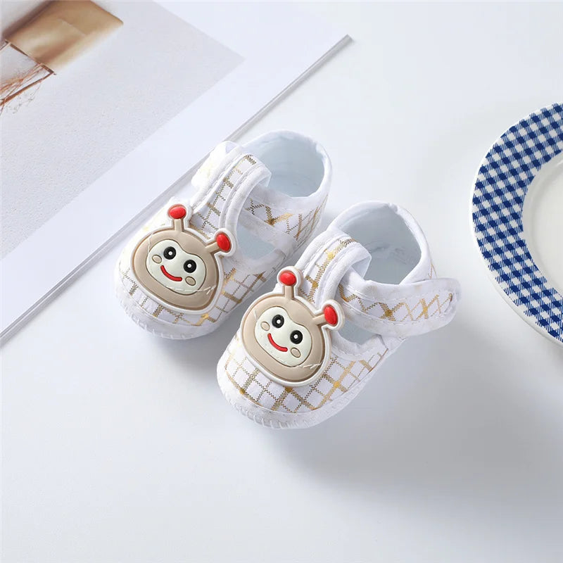 First Walkers Cotton Soft Newborn Baby Shoes