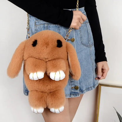 Cute Plush Rabbit Single Shoulder Bag