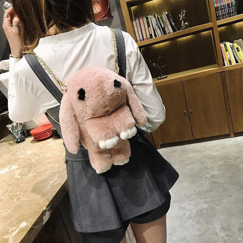 Cute Plush Rabbit Single Shoulder Bag