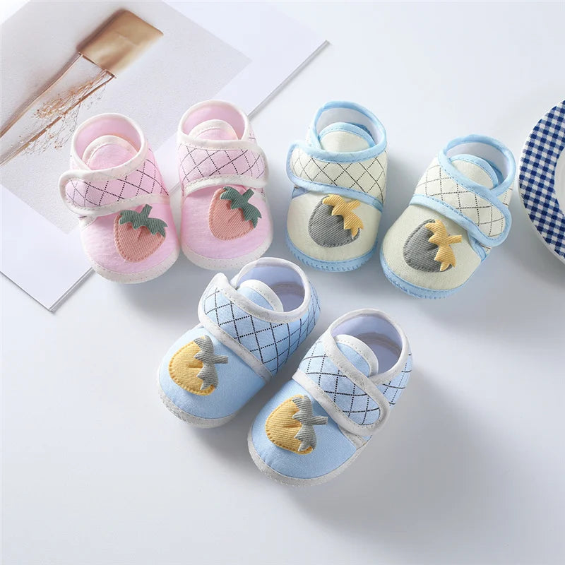 First Walkers Cotton Soft Newborn Baby Shoes