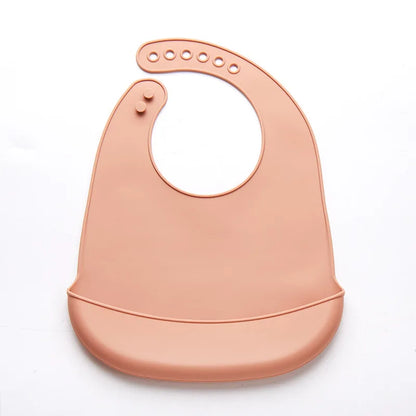 Soft Edible Silicone Adjustable Waterproof Bibs