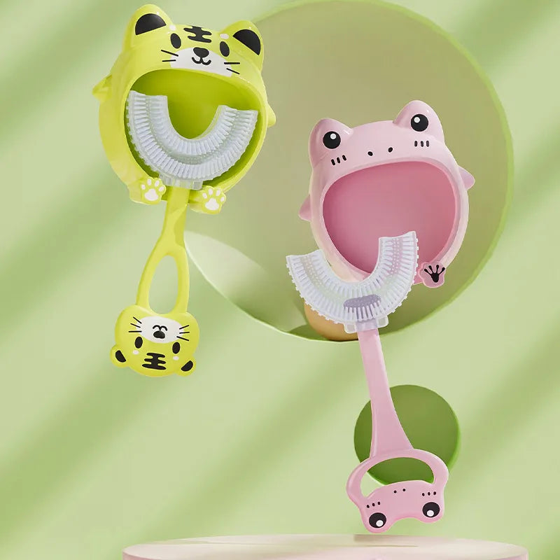 U Shape Cartoon Toothbrush