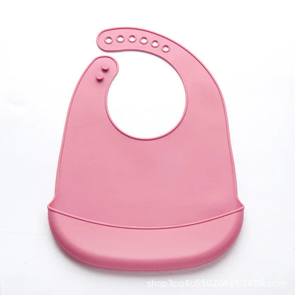 Soft Edible Silicone Adjustable Waterproof Bibs