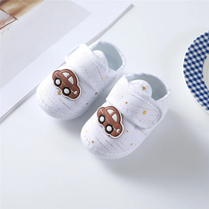 First Walkers Cotton Soft Newborn Baby Shoes