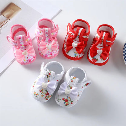 First Walkers Cotton Soft Newborn Baby Shoes