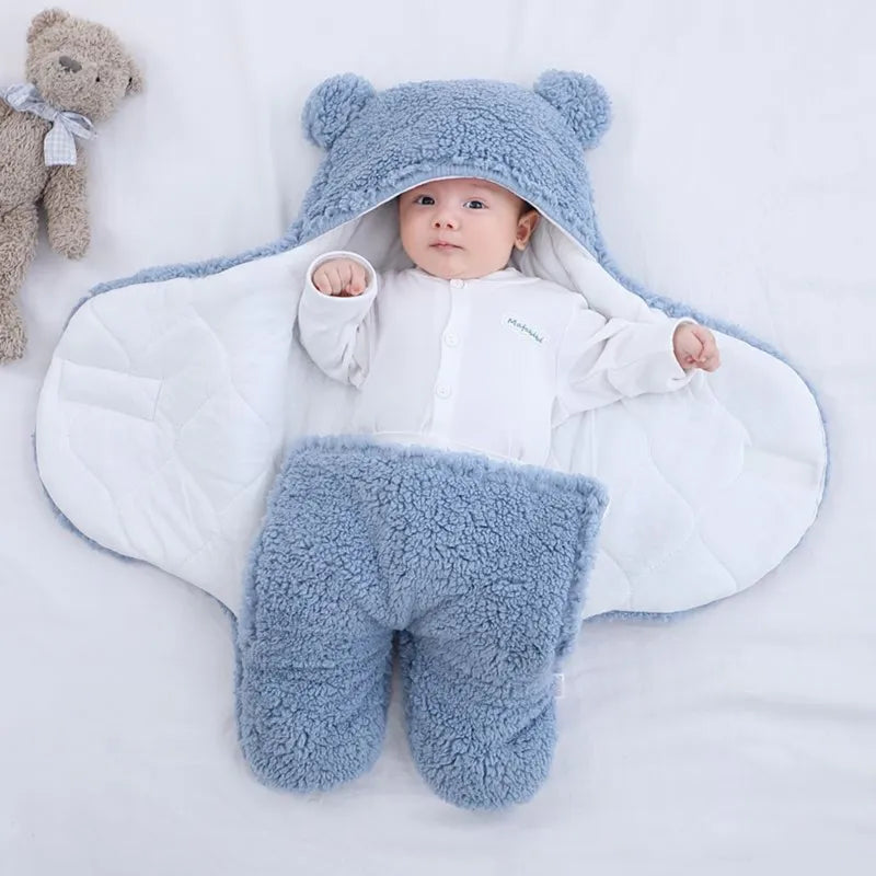 Plush Swaddle Wrap Ultra-Soft Fluffy Blankets